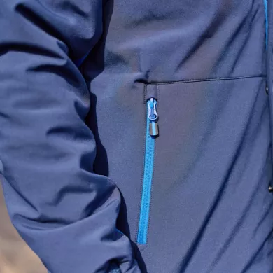 Softshell doublée homme prime bicolore ECO-RESPONSABLE | Sanipod