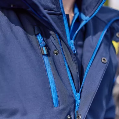 Softshell doublée homme prime bicolore ECO-RESPONSABLE | Sanipod