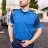 Polo homme prime bi-colore ECO-RESPONSABLE | Sanipod