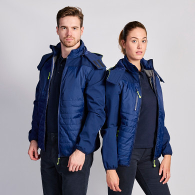 Blouson bi-matière mixte ambulancier | Sanipod