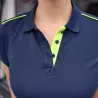 Polo femme contrasté ambulancier | Sanipod