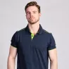 Polo contrasté ambulancier homme | Sanipod
