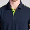Polo contrasté ambulancier homme | Sanipod