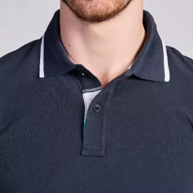 Polo contrasté ambulancier homme| Sanipod