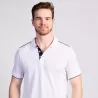 Polo contrasté ambulancier homme | Sanipod