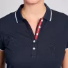 Polo femme contrasté ambulancier | Sanipod