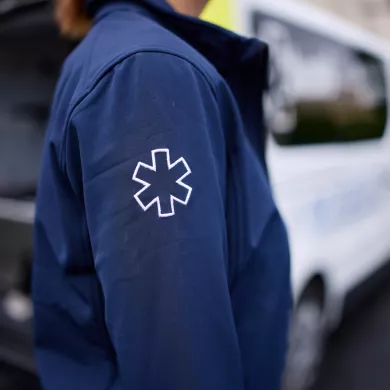 Softshell femme unie ambulancier | Sanipod