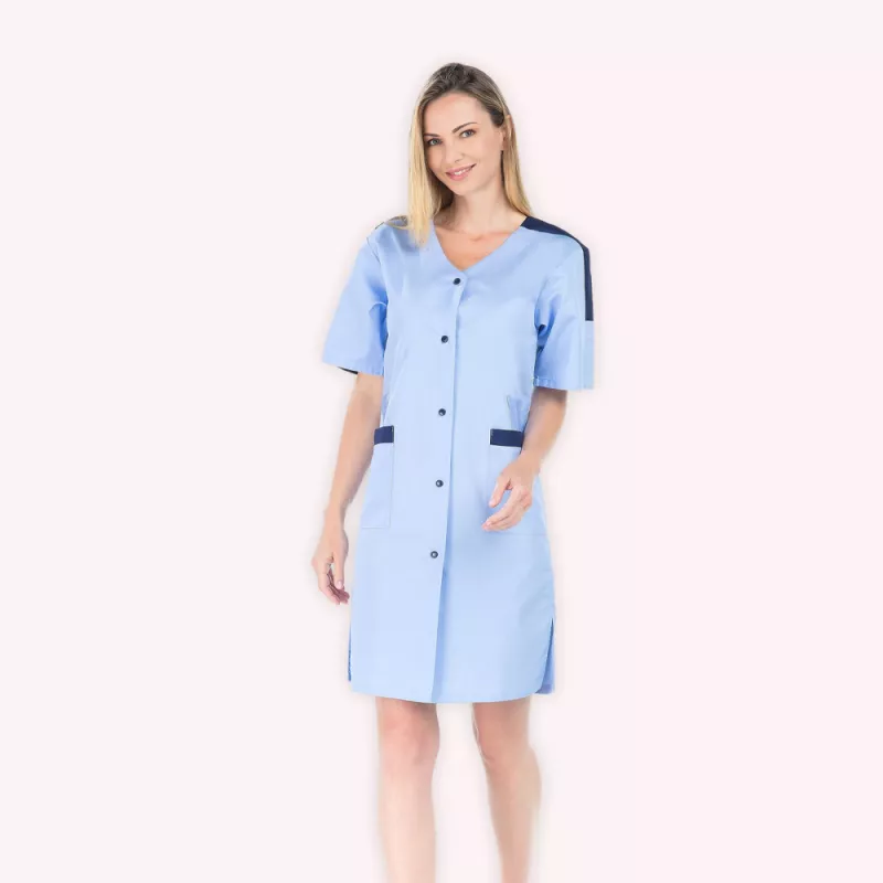 Blouse médicale longue et manches courtes pour femme | Sanipod