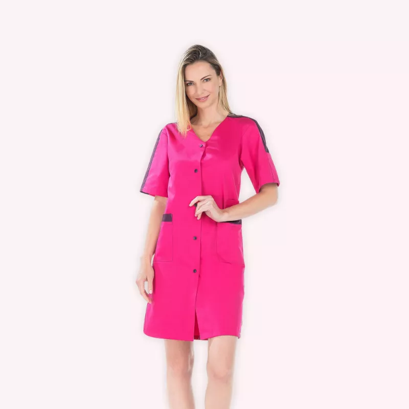 Blouse médicale longue et manches courtes pour femme | Sanipod