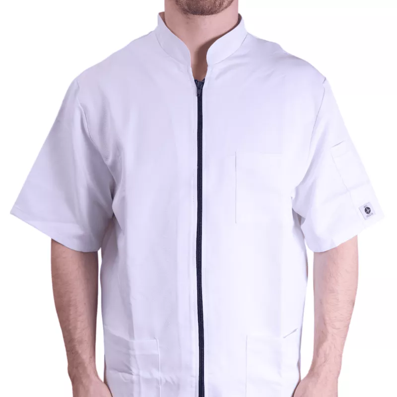 Tunique Médicale Homme Zipée Natura Stretch