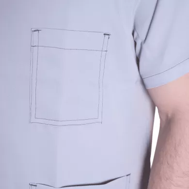 Tunique Médicale Homme Col V - Sanipod