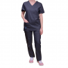 Ensemble medical tunique et pantalon unisexe