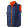 Bodywarmer matelassé réversible haute visibilité ambulancier