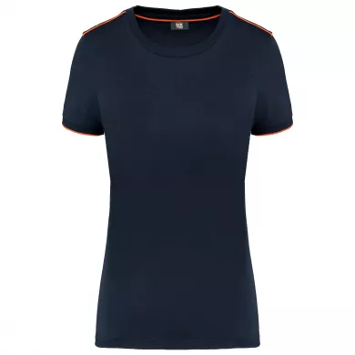 T-shirt liserés contrastés ambulancier femme | Sanipod