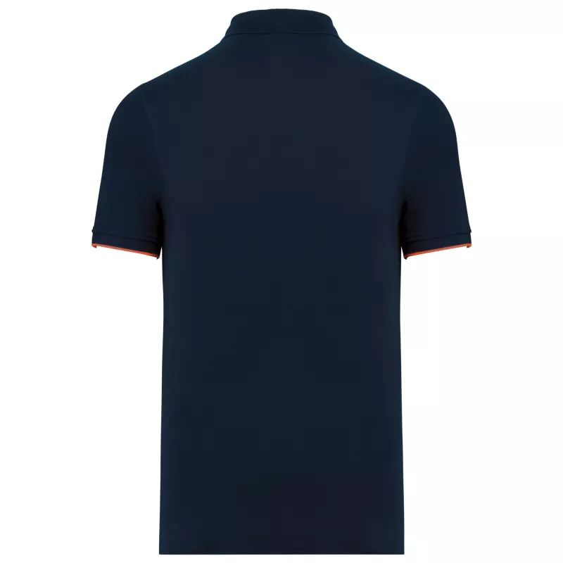 Polo contrasté ambulancier homme | Sanipod
