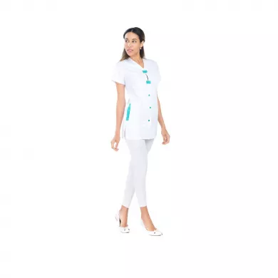 Blouse femme encolure V