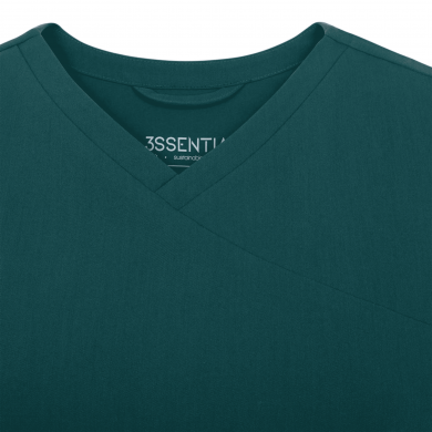 Tunique médicale à manches courte Femme - avec broderie