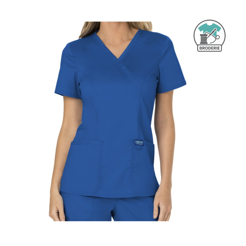 Tunique cache-cœur femme Cherokee - avec broderie