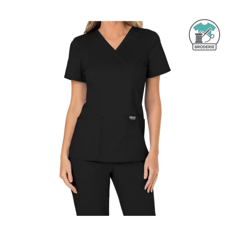 Tunique cache-cœur femme Cherokee - avec broderie