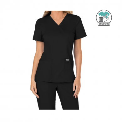 Tunique cache-cœur femme Cherokee - avec broderie