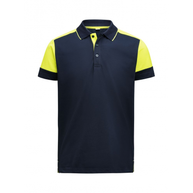 Polo homme prime bi-colore ECO-RESPONSABLE | Sanipod