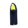 Polo homme prime bi-colore ECO-RESPONSABLE | Sanipod