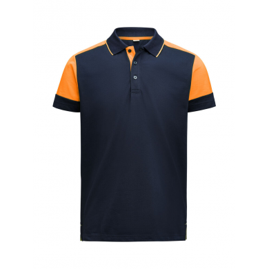 Polo homme prime bi-colore ECO-RESPONSABLE | Sanipod