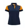 Polo femme prime bi-colore ECO-RESPONSABLE | Sanipod