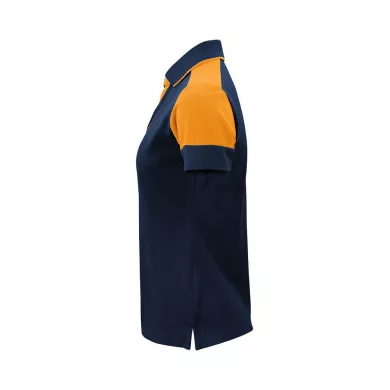 Polo femme prime bi-colore ECO-RESPONSABLE | Sanipod