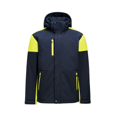 Softshell doublée homme prime bicolore ECO-RESPONSABLE | Sanipod