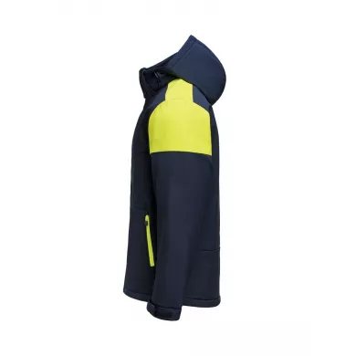 Softshell doublée homme prime bicolore ECO-RESPONSABLE | Sanipod