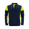 Sweat col polo prime bi-colore ECO-RESPONSABLE| Sanipod