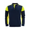 Sweat col polo prime bi-colore ECO-RESPONSABLE| Sanipod