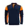 Sweat col polo prime bi-colore ECO-RESPONSABLE| Sanipod