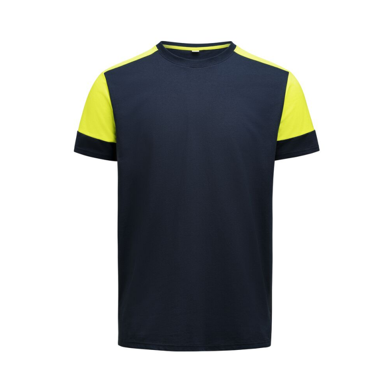 T-shirt homme prime bi-colore ECO-RESPONSABLE | Sanipod