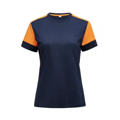 T-shirt femme prime bi-colore ECO-RESPONSABLE | Sanipod