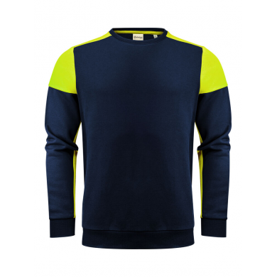 Sweat col rond prime bi-colore ECO-RESPONSABLE| Sanipod