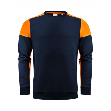 Sweat col rond prime bi-colore ECO-RESPONSABLE| Sanipod