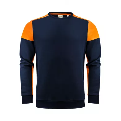 Sweat col rond prime bi-colore ECO-RESPONSABLE| Sanipod