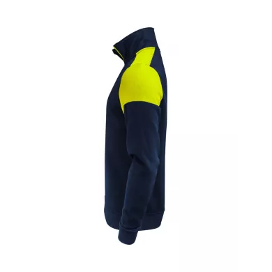 Sweat 1/2 zip prime bicolore ECO-RESPONSABLE | Sanipod