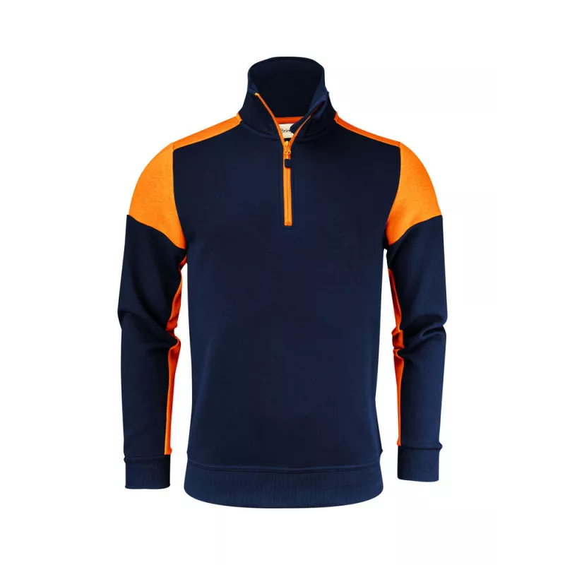 Sweat 1/2 zip prime bicolore ECO-RESPONSABLE | Sanipod