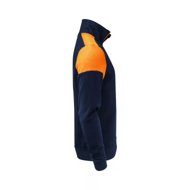 Sweat 1/2 zip prime bicolore ECO-RESPONSABLE | Sanipod