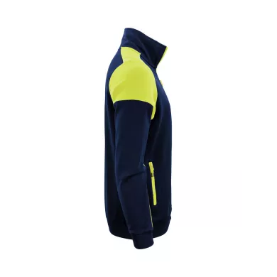 Veste sweat homme prime bicolore ECO-RESPONSABLE | Sanipod