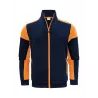 Veste sweat homme prime bicolore ECO-RESPONSABLE | Sanipod