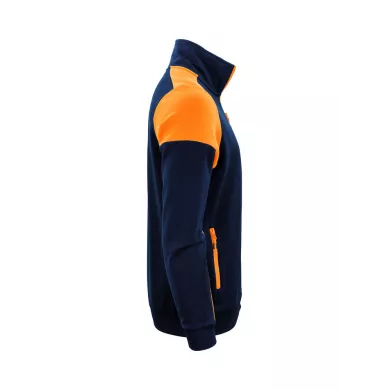 Veste sweat homme prime bicolore ECO-RESPONSABLE | Sanipod