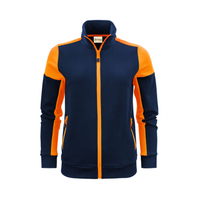 Veste sweat femme prime bicolore ECO-RESPONSABLE | Sanipod