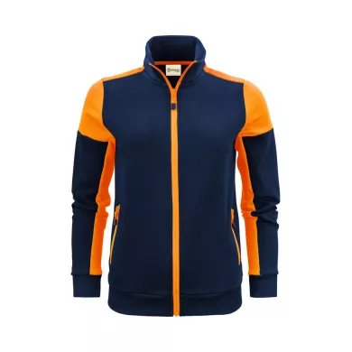 Veste sweat femme prime bicolore ECO-RESPONSABLE | Sanipod