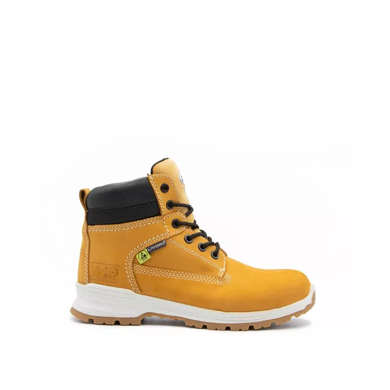 Chaussures de sécurité S3 montantes type Timberland – Embout acier & semelle nitrile 300°C