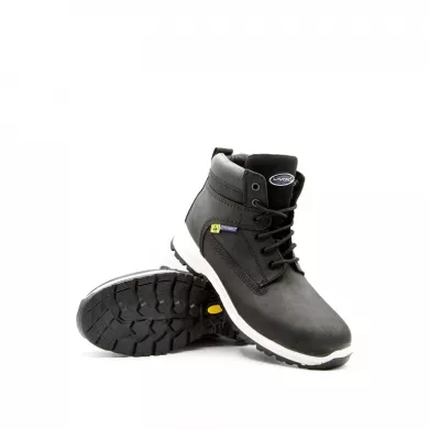 Chaussures de sécurité S3 montantes type Timberland – Embout acier & semelle nitrile 300°C