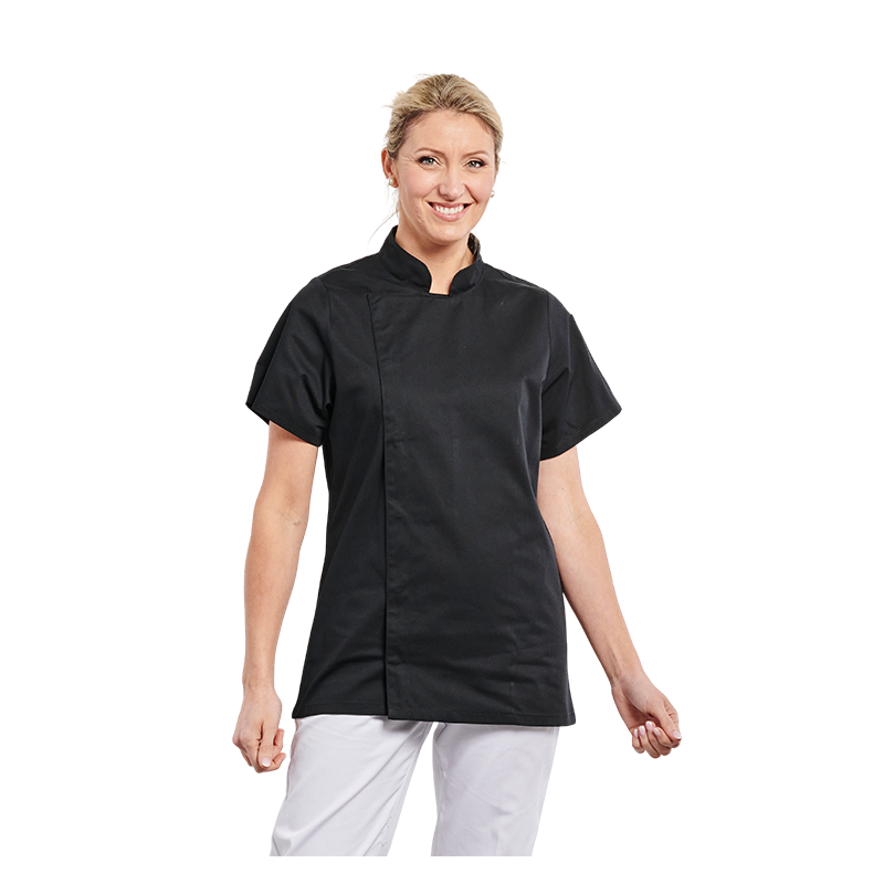 Veste de cuisine en tencel, manches longues mixte | Sanipod